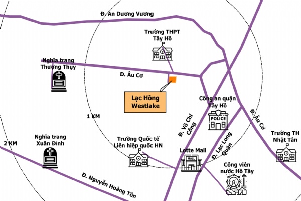 Vị trí chung cư Lạc Hồng Westlake nằm ở đâu? - Thông tin chi tiết