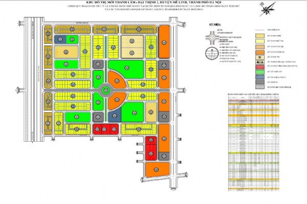 Chi tiết mặt bằng thiết kế dự án HUD Mê Linh - Đầy đủ