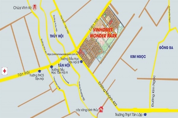 Hệ thống giao thông tại Vinhomes Wonder City Đan Phượng