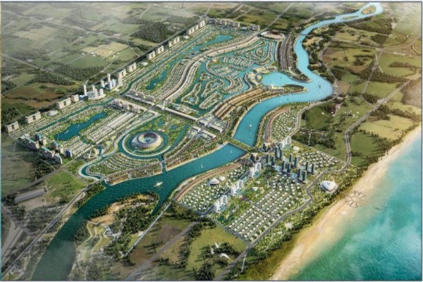 Đường đến dự án Sunshine Grand Capital Tân Lập, Đan Phượng