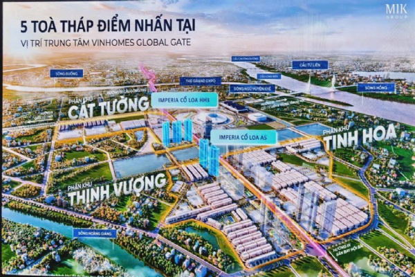 Giá bán chung cư Imperia Global Gate Cổ Loa, Đông Anh