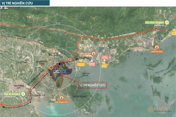 Đường đến Vinhomes Global Gate Hạ Long như thế nào?