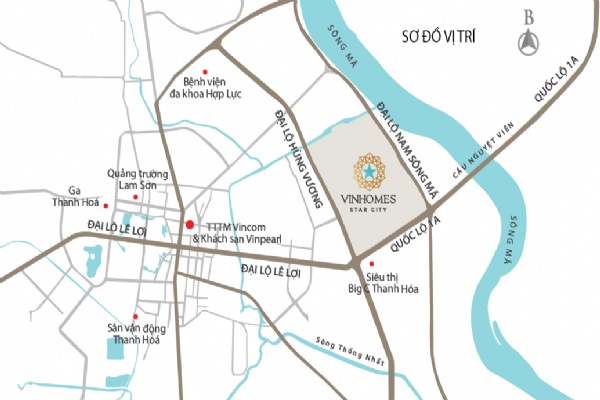 Đường đến dự án Vinhomes Star City Thanh Hóa