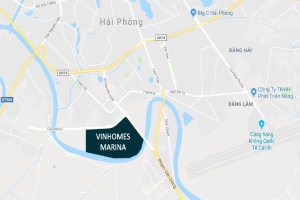Vị trí dự án Vinhomes Marina Hải Phòng nằm ở đâu?