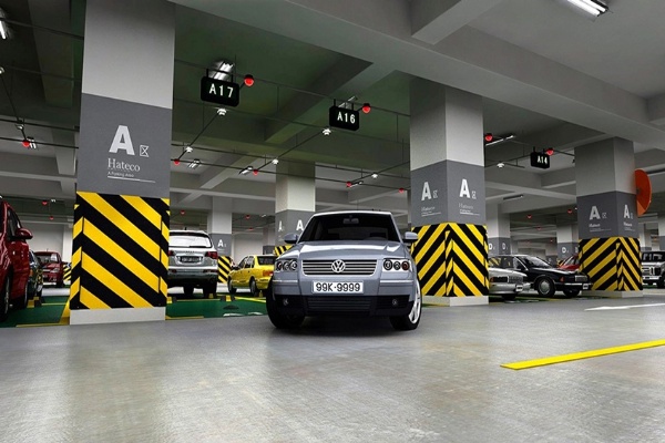 Hầm để xe The Sola Park Imperia Smart City - Thông tin chi tiết