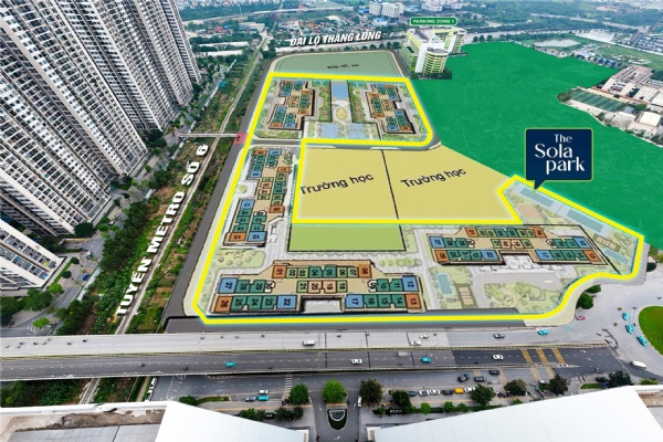 Tiến độ thi công The Sola Park Imperia Smart City - Thông tin cập nhật