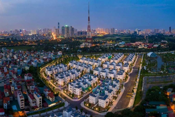 Đường đến dự án Vinhomes Green Villas