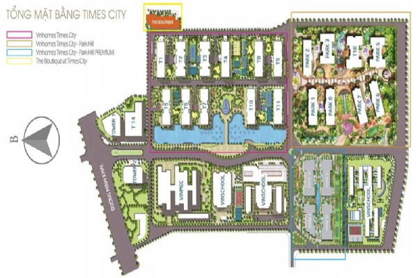 Quy Hoạch Vinhomes Times City: Khu Đô Thị Hiện Đại Giữa Lòng Thủ Đô