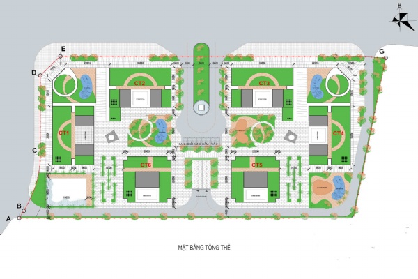 Mặt bằng thiết kế East Skyline Hanoi Cổ Linh