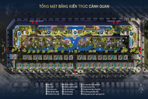 Mặt bằng thiết kế Noble Crystal Long Biên