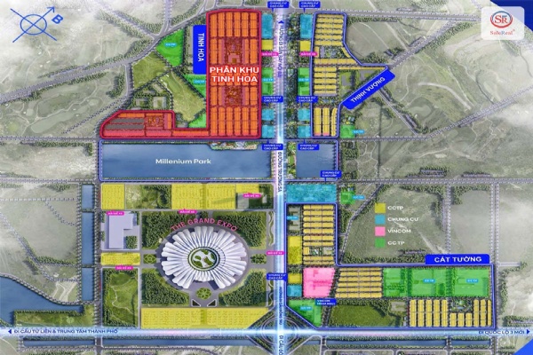 Vị trí phân khu Tinh Hoa - Vinhomes Global Gate Đông Anh