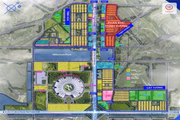 Vị trí phân khu Thịnh Vượng Vinhomes Cổ Loa - Vinhomes Global Gate, Đông Anh