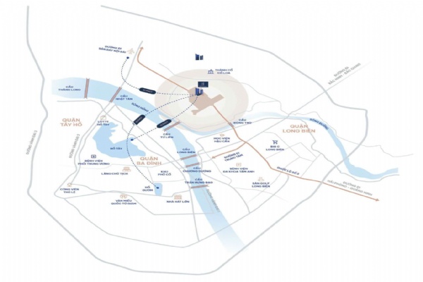 Đường đến The Cosmopolitan Vinhomes Global Gate Cổ Loa
