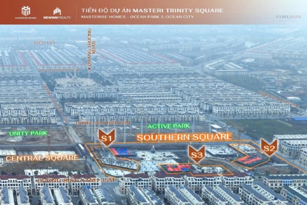Đường đến Masteri Trinity Square Ocean Park 2 Hưng Yên