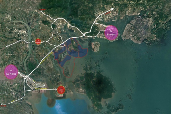 Vị trí Vinhomes Global Gate Hạ Long