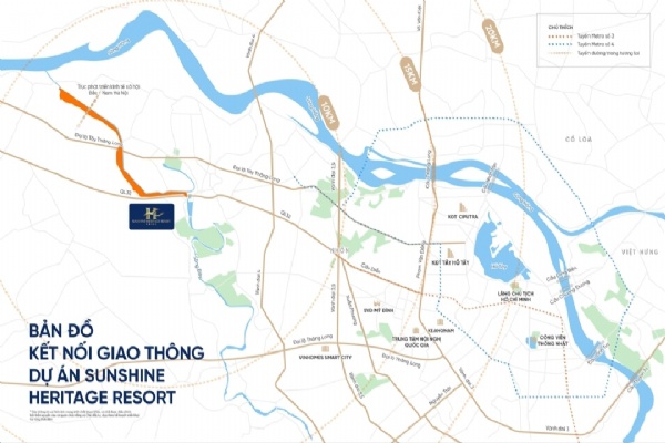 Vị trí Noble Rivera Phúc Thọ, Cẩm Đình - Lợi thế và kết nối vùng
