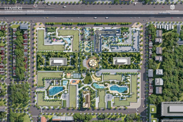 Tổng quan Lumiere Hanoi Seasons Garden Nguyễn Trãi