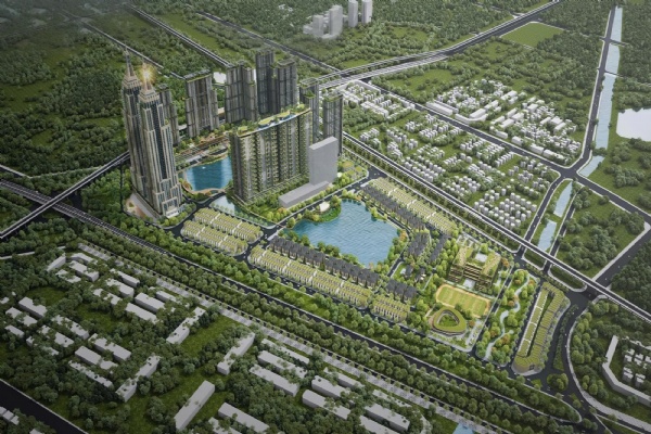 Chung cư Intercentral Đông Anh và tháp biểu tượng cao 60 tầng