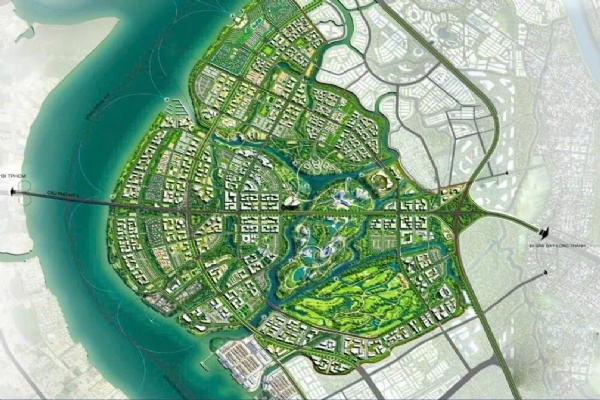 Vị trí Sunshine Rivernia Grand Marina mang đến tọa độ sinh thái đắt giá