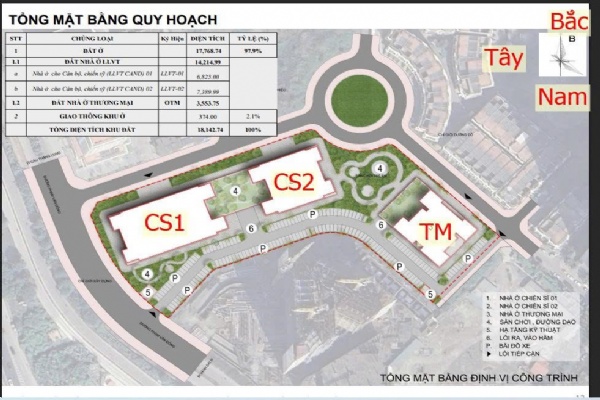 Quy hoạch mặt bằng chung cư ASTOR1 Ciputra Hà Nội mới nhất