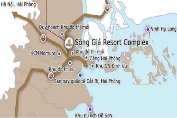 Vị trí Sông Giá Resort Complex có gì đặc biệt?