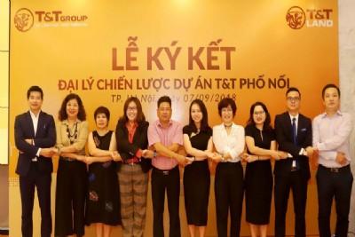 Cái bắt tay 'win - win' giữa T&T Land và 5 đại lý phân phối dự án T&T Phố Nối