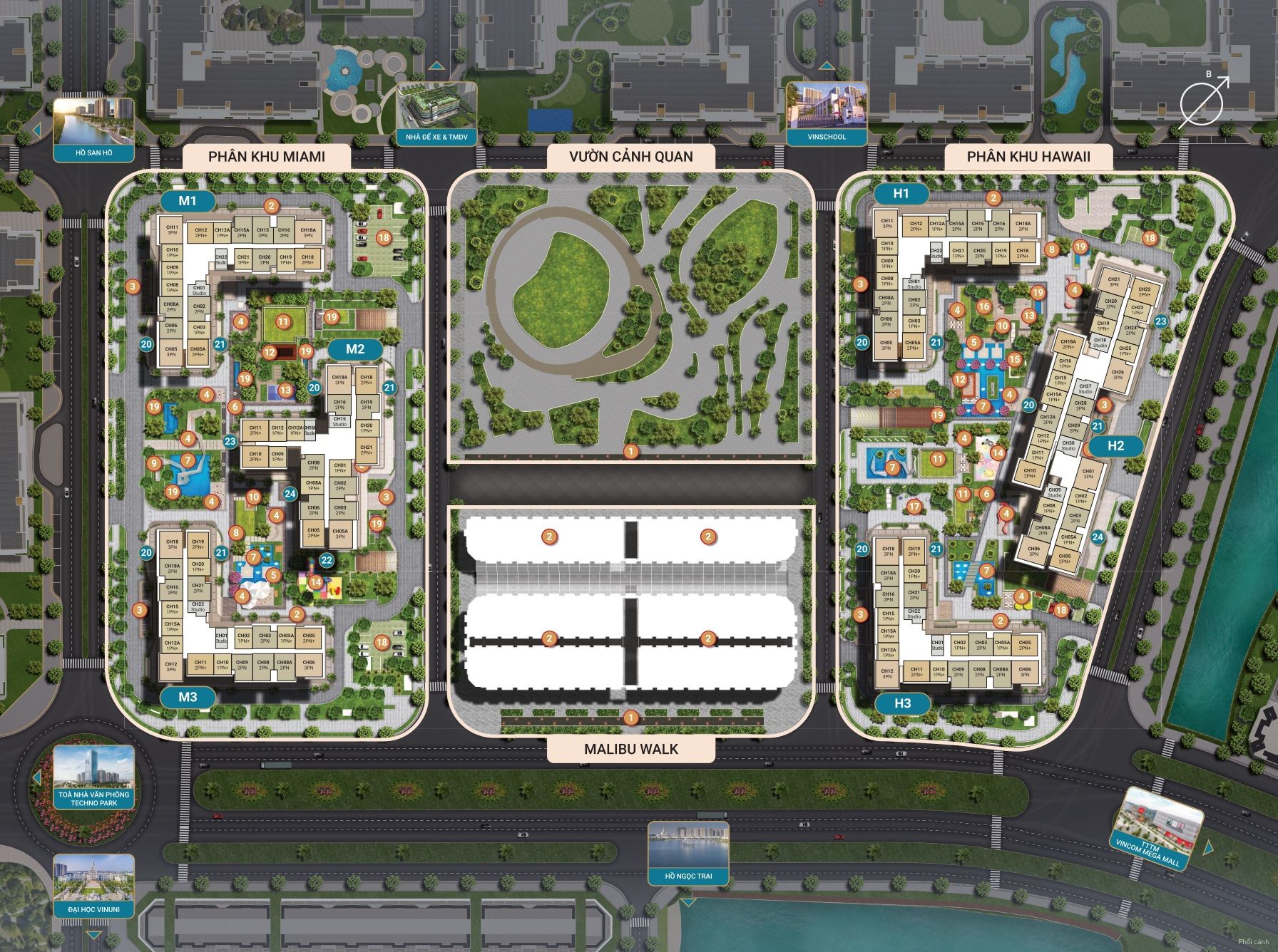 Masteri Waterfront Ocean Park Gia Lâm