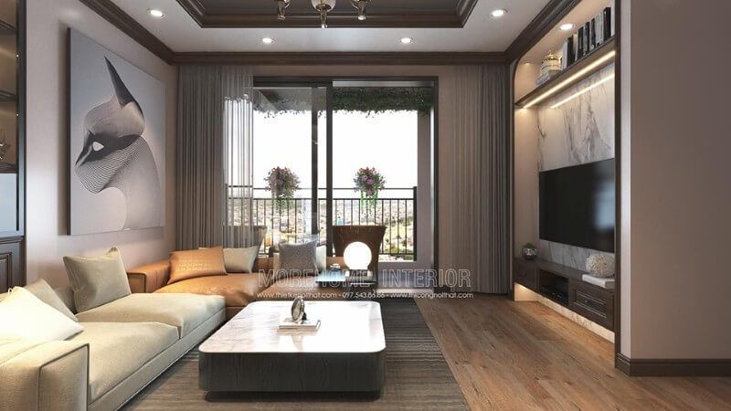 Bán căn hộ HH4 chung cư The InterOne Bắc Giang hướng Tây – 1PN+ 45m², cạnh phố đi bộ Intermix