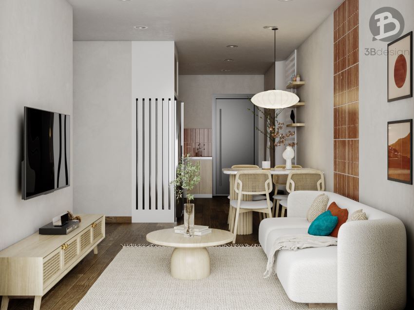 Mua chung cư 1 ngủ tầng thấp cửa hướng Nam DT: 54.7m2 nội thất cao cấp Ambience Gamuda Hải Phòng
