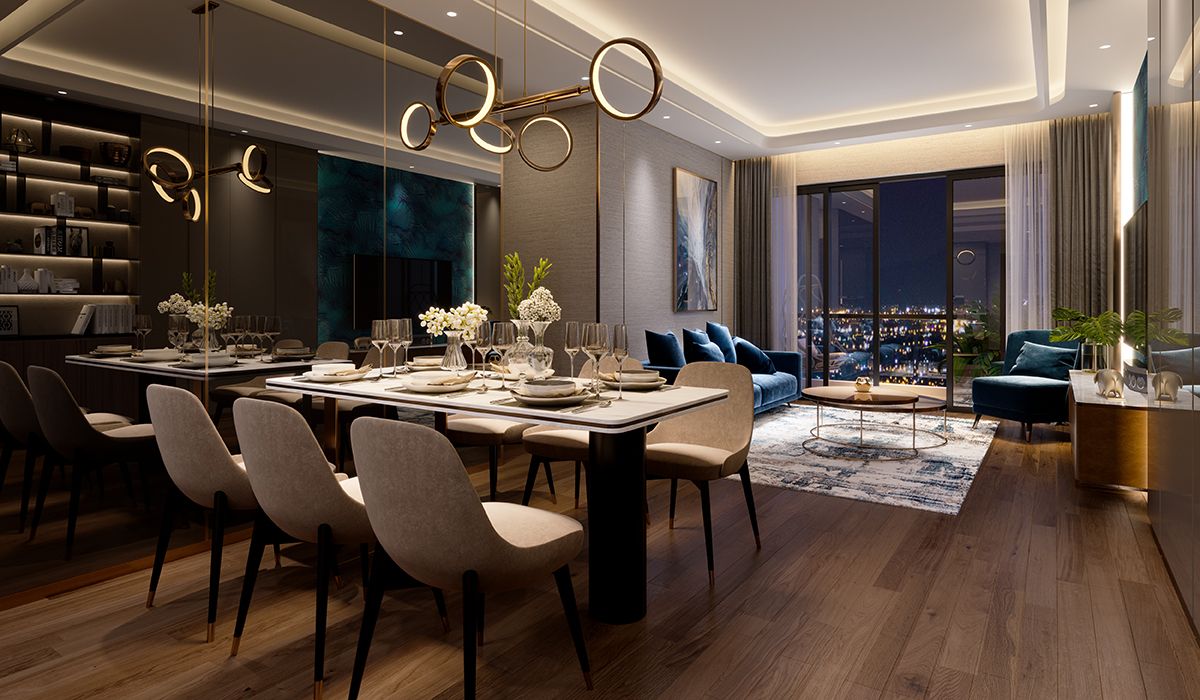 Cho thuê gấp căn hộ 4 phòng ngủ T1 Vin Times City giá tốt full đồ
