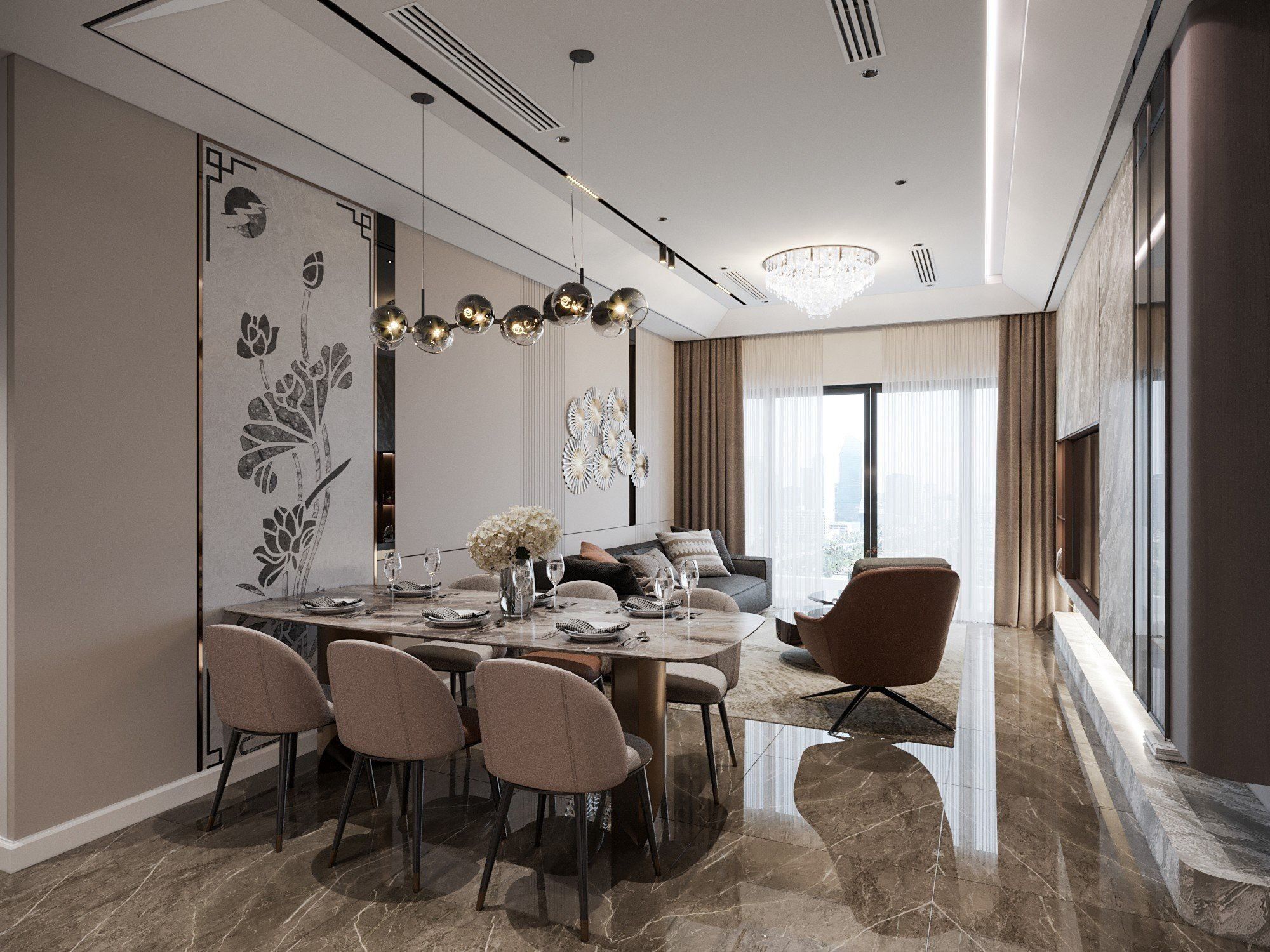Cho thuê căn 2 ngủ - Diện tích 87,5m2 - Skyline Westlake