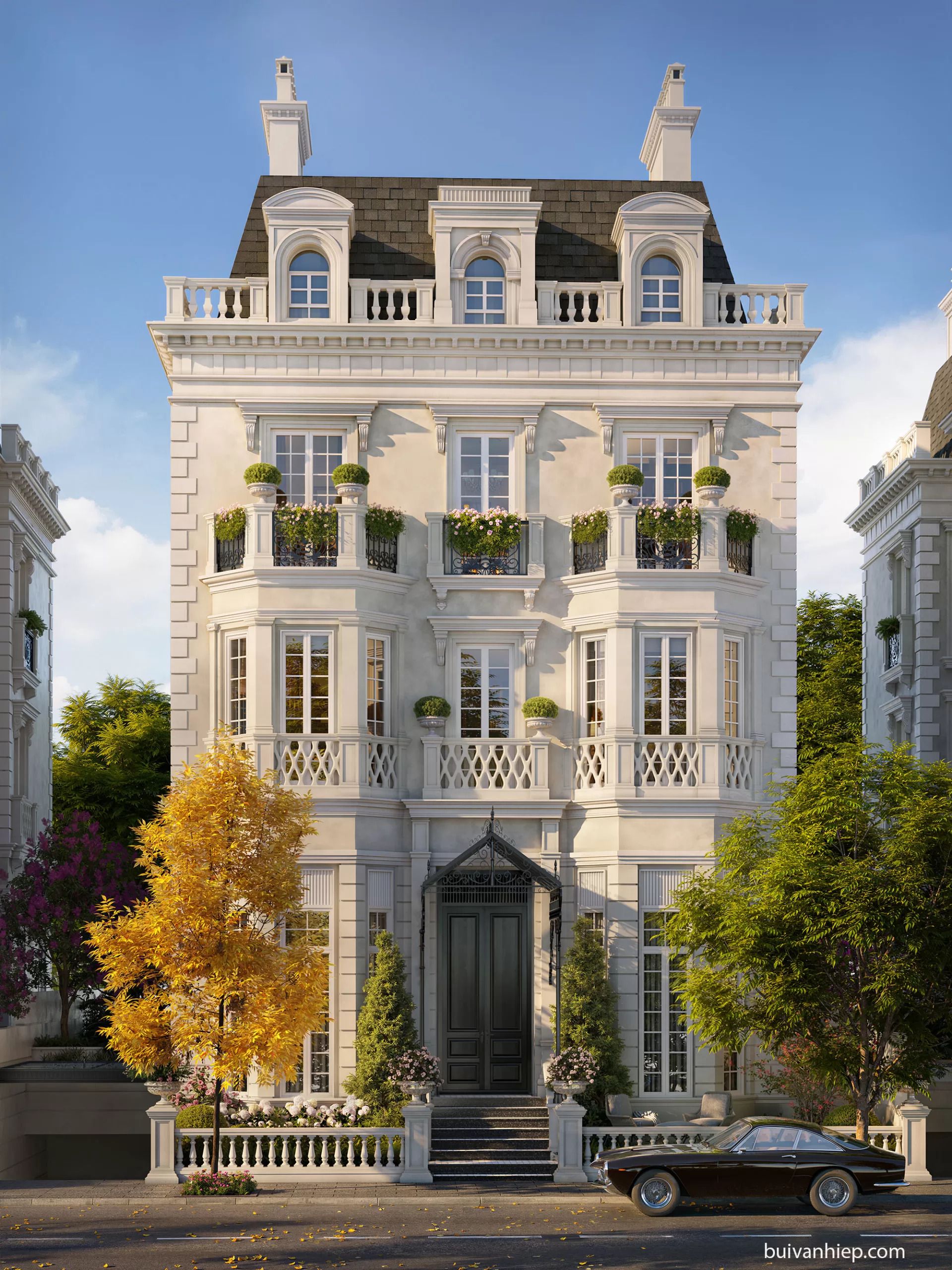 Bán nhà phố shophouse hướng Bắc vừa ở, vừa kinh doanh khu The Royal The Windsor Collection