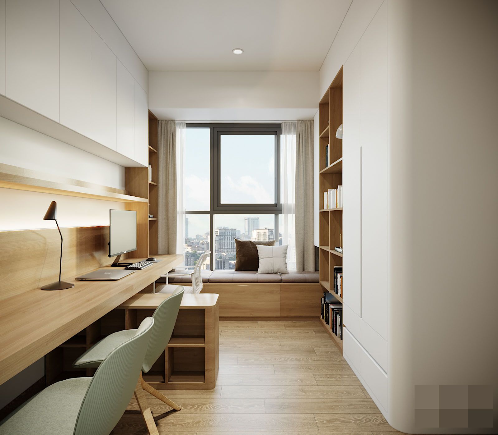 Cho thuê căn hộ Chung cư Vườn Đào 2 phòng ngủ, hướng chính Nam - Diện tích: 55,7m2