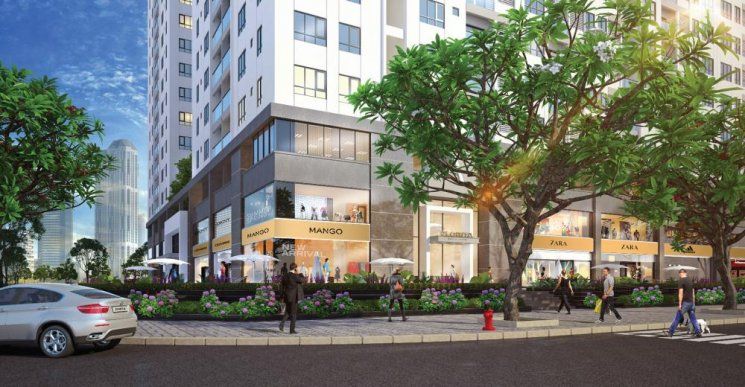 Bán căn góc shop khối đế, hoàn thiện đẹp hướng tây nam Imperia Smart City The Sola Park Tây Mỗ