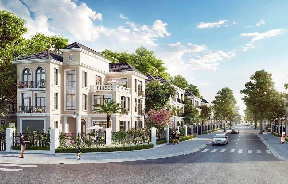 Bán biệt thự song lập Forestia MIK Phố Nối hướng Đông bàn giao mặt ngoài, sân vườn rộng