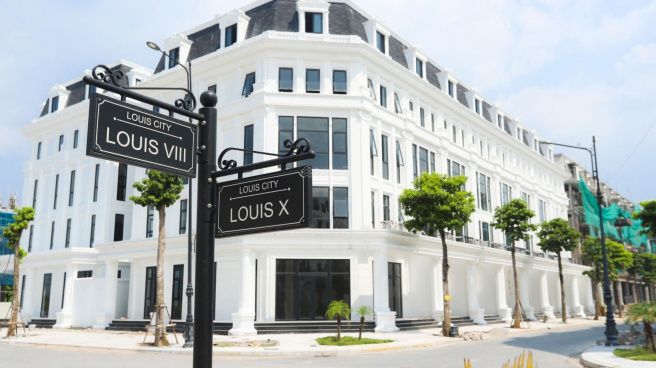 Cần cho thuê shophouse DT 100m2 tầng 1,2,3 có hướng Đông Nam KĐT Louis City Đại Mỗ