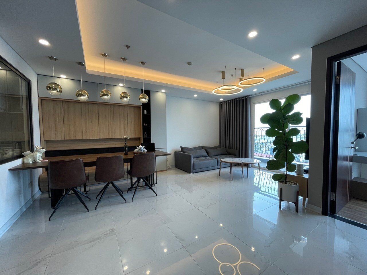 Cho thuê căn hộ Hanoi Aqua Central 3 ngủ 120m2 nội thất hiện đại