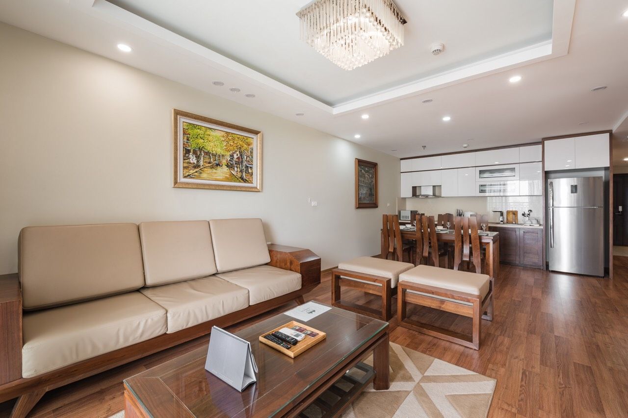 Bán căn hộ chung cư Hanoi Aqua Central căn góc 4 ngủ nội thất hiện đại