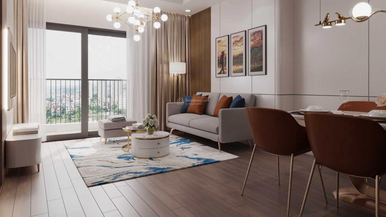 Bán gấp căn hộ 3 phòng ngủ Vinhomes Symphony, hướng chính Nam, nhận nhà ở ngay, hoàn thiện đẹp
