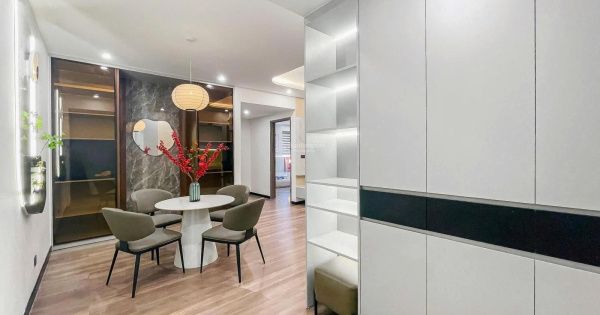 Thuê căn 3 phòng ngủ tầng cao nội thất đầy đủ - DT: 92m2 view nội khu Ambience Gamuda Hải Phòng