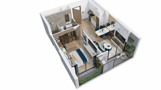 Cho thuê căn hộ Studio Sunshine Legend City hướng Đông Bắc – View xanh mát, môi trường sống văn min