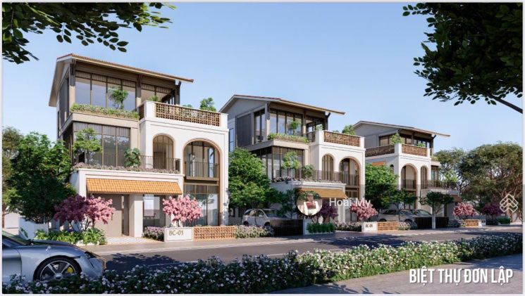 Mua bán biệt thự đơn lập Tây Tứ Trạch đối diện công viên - Cách biển vài bước chân Charmora City