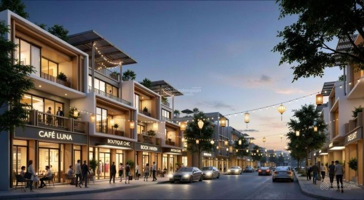 Cho thuê nhà phố shophouse 4 tầng mặt tiền 5m vị trí đẹp kinh doanh Flamingo Forest City Đông Anh