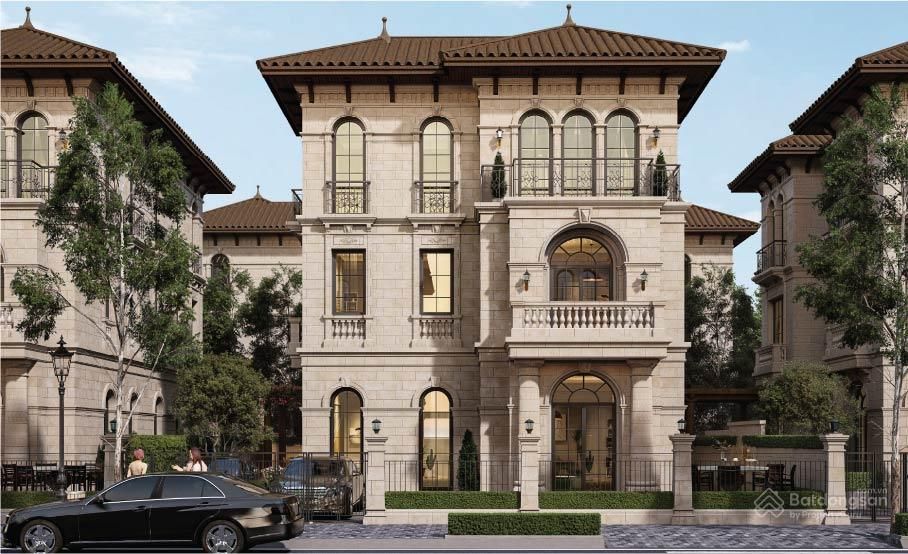 Cho thuê biệt thự song lập 3 tầng 1 tum nội thất cao cấp - Có hồ bơi Alluvia Sunshine Marina