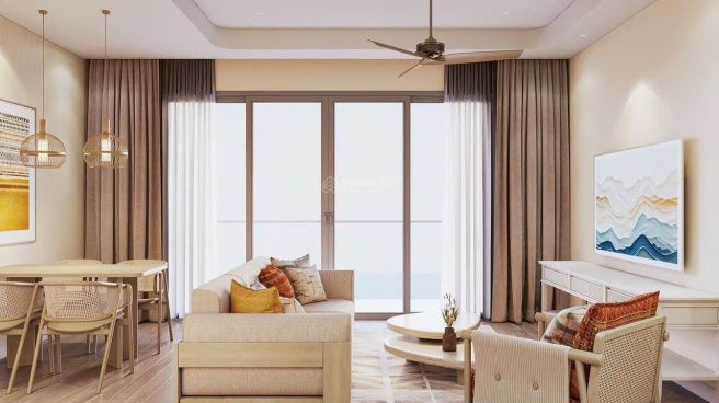 Mua căn hộ 4 phòng ngủ 3wc tầng trung Đông Bắc ban công view bờ biển Charmora City Nha Trang