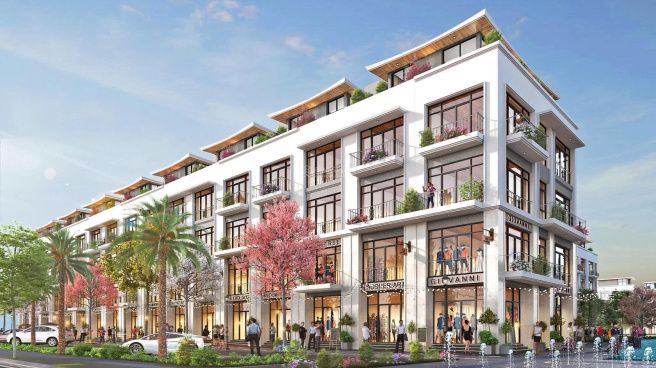 Bán căn góc shop TM Thiên Đường Xanh - Tây Nam bàn giao mặt ngoài Vinhomes Global Gate Hạ Long