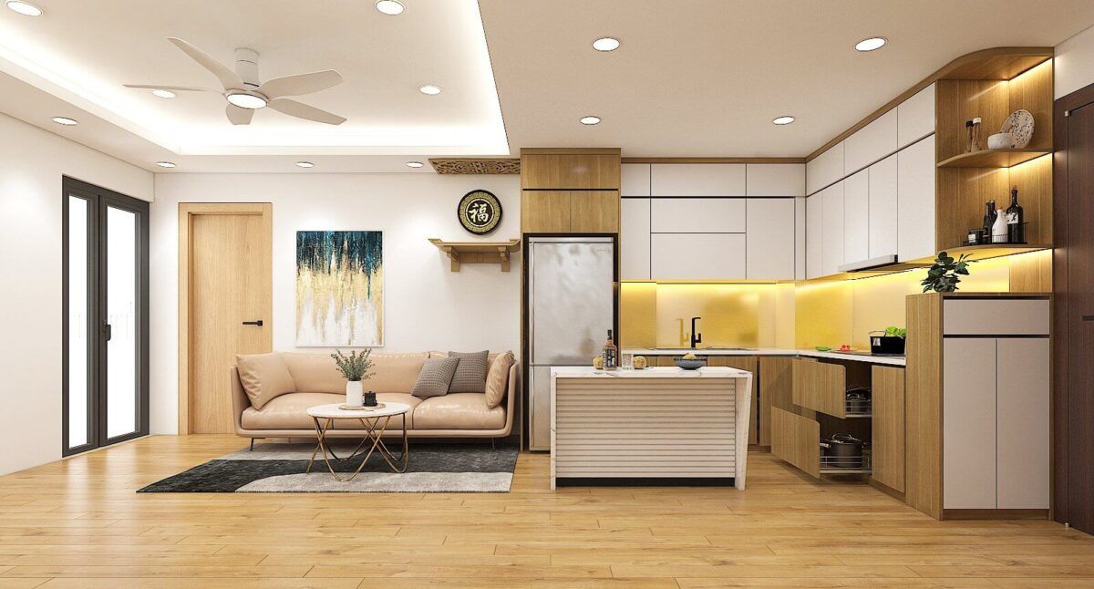 Bán căn 3 phòng ngủ Tây Bắc tầng cao nội thất cơ bản view Panorama giá tốt Meyhomes Hoàng Mai