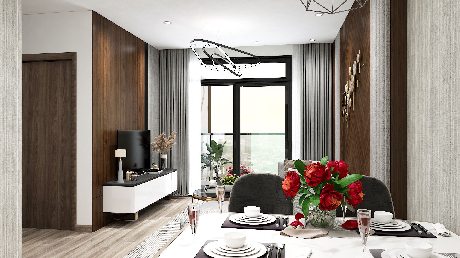 Bán căn hộ 3 ngủ 91.1m2 tầng cao view đẹp tại dự án Harmony Square 199 Nguyễn Tuân