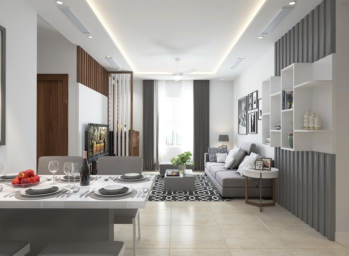 Mua căn hộ chung cư 2 phòng ngủ DT: 60.8m2 hướng Tây Bắc tòa P3 The Palm Oasis Vinhomes Star City