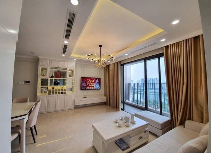 Cho thuê căn hộ chung cư 2 ngủ, DT 85m2, tòa B Lạc Hồng Westlake view hồ Tây